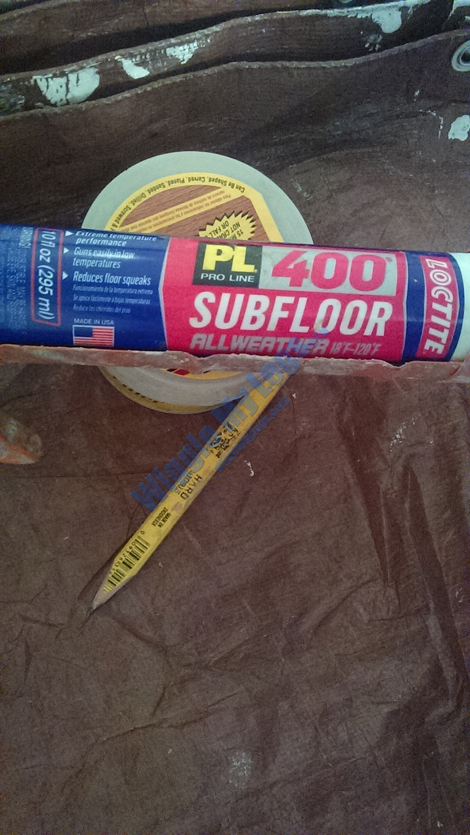 The Loctite Pro Line Allweather glue.